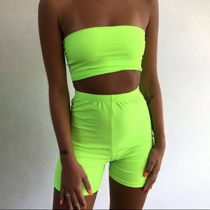 *SOLD* Biker Shorts Set